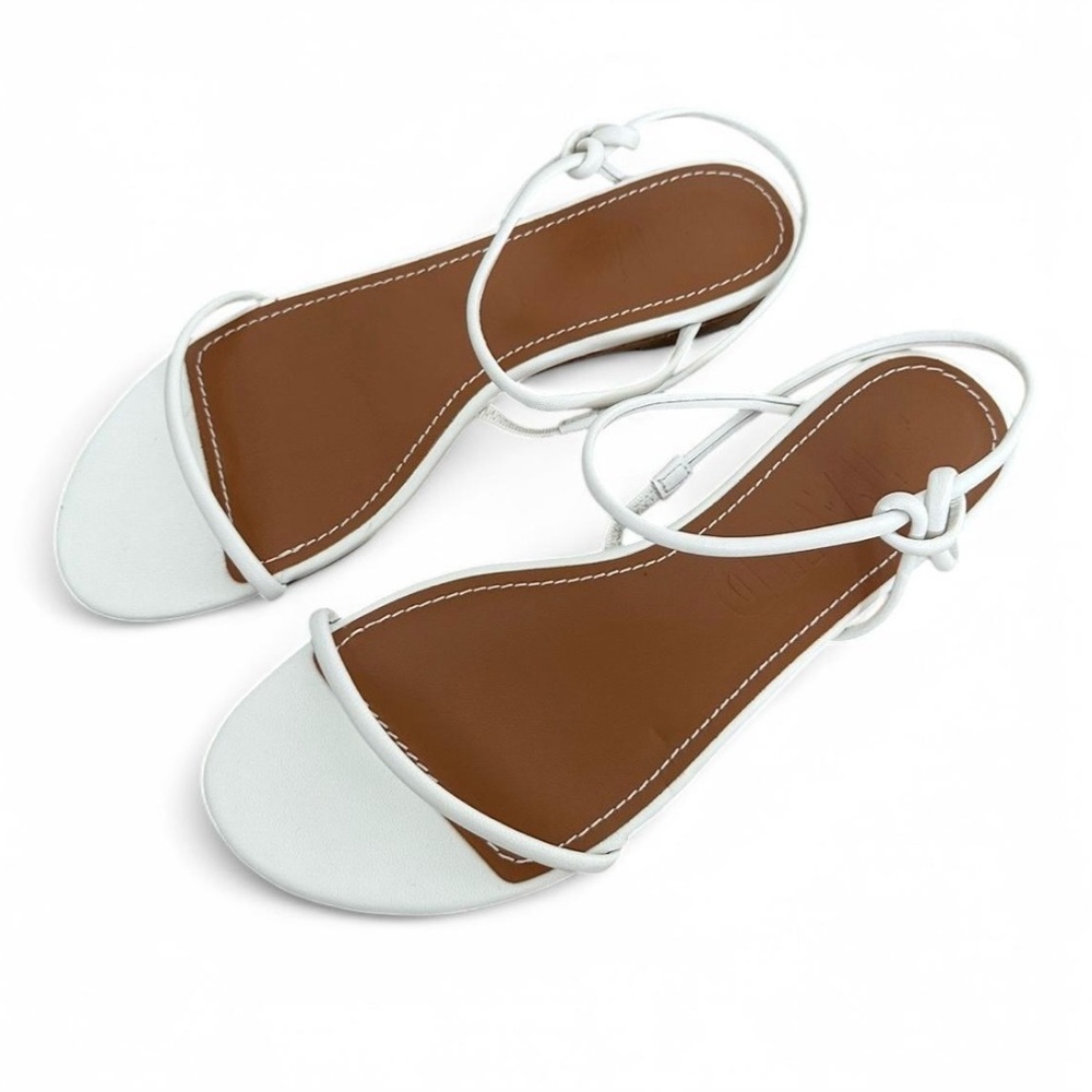 Elegant White Strappy Sandals